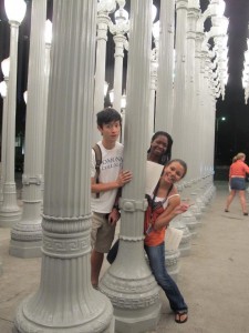Being artistic at the Los Angeles County Museum of Art. What is posing but an external performance of the self?