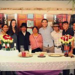 with friends in Ecuador
