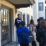 Danny giving a tour