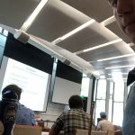 photo of lecture hall from Bryce's point of view