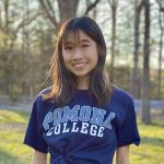 photo of Lucy Pan in Pomona College t-shirt